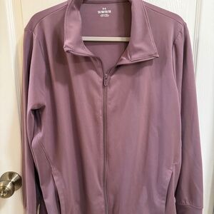 Under Armour Mauve Full Zip Jacket – Women’s 2X 💜